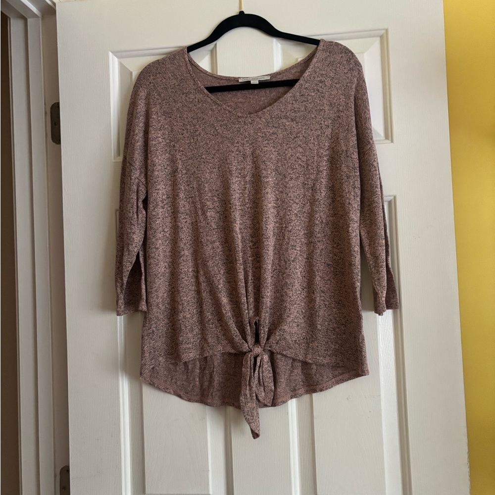 Green Envelope Los Angeles Heathered Top